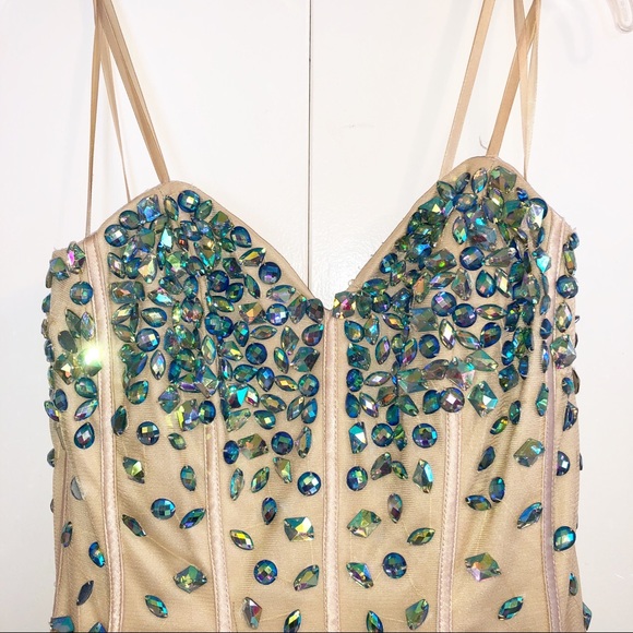 Angela & Alison Heart Shape Embellished Dress - Picture 3 of 7